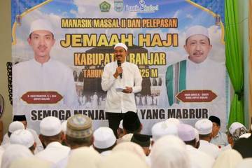Lepas JCH Kabupaten Banjar, Bupati Pesan Jaga Kesehatan