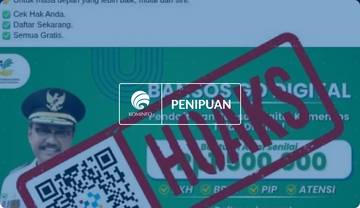 Hoaks, Bansos Go Digital Rp1,5 Juta dari Kemensos