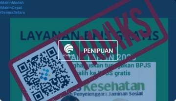 Hoaks, Tautan Pendaftaran Peserta JKN Gratis Seumur Hidup