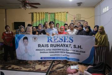 Ketua Komisi I DPRD Kalsel Serap Aspirasi Warga Banjarmasin