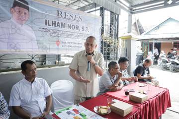 Ilham Nor Tuntaskan Reses di Titik Ke-16 Banjarmasin