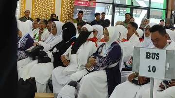 Kloter Terakhir Embarkasi Banjarmasin Diberangkatkan