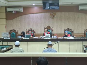 Pengurus Majelis Ta'lim Al-Hamid Desa Bungin Divonis Bersalah