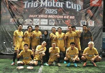Jurnalis Kalsel Awali Kemenangan Trio Motor Cup 2025