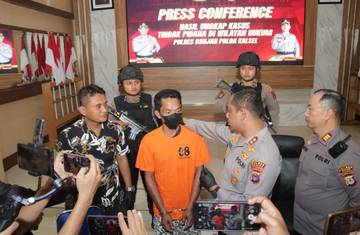 Polres Banjar Ringkus Pelaku Pembunuhan di Pengaron