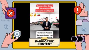 Hoaks, Tiongkok dan Pakistan Kirim Rudal ke Iran