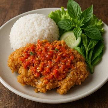 Warung Ayam Geprek dengan Sentuhan Citarasa Kasih Sayang