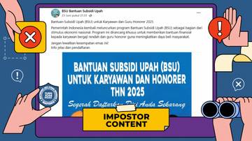 Hoaks, Tautan Pendaftaran BSU Karyawan dan Guru Honorer