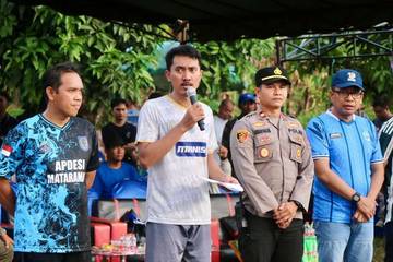 Bupati Banjar Buka Turnamen Sepak Bola Mataraman