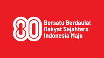 Logo dan Tema HUT Ke-80 RI Resmi Diluncurkan
