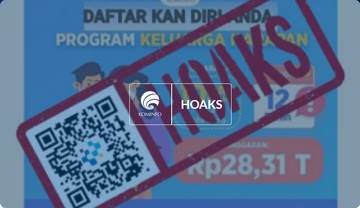 Hoaks, Tautan Pendaftaran PKH Mengatasnamakan Kominfo