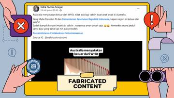Hoaks, Australia Keluar dari WHO