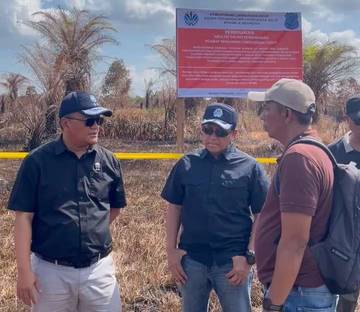 Terlibat Karhutla, KLH/BPLH Tindak PT Sentosa Swadaya Mineral