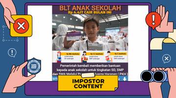 Hoaks, Tautan Pendaftaran BLT untuk Pendidikan Anak Sekolah