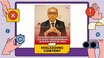 Hoaks, ASEAN Prediksi Indonesia Bangkrut Tahun 2030