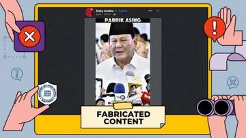 Hoaks, Prabowo Bakal Ambil Alih Seluruh Pabrik Asing