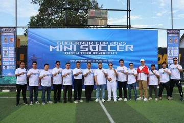 Gubernur Cup 2025 Mini Soccer Resmi Dibuka