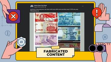 Viral Pecahan Uang Baru Ternyata Hoaks