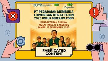 Hoaks, Tautan Pendaftaran Lowongan Kerja Pegadaian 2025