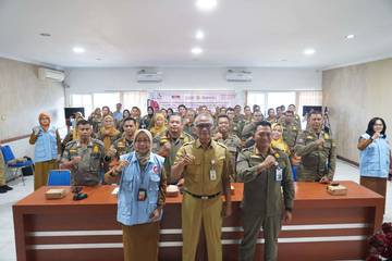 Paksi Bekali Nilai Antikorupsi dan Integritas Satpol PP