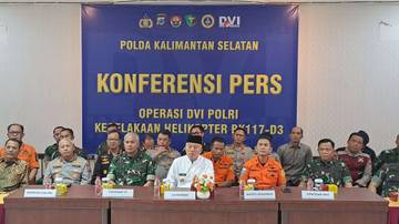 Gubernur Kalsel Apresiasi Seluruh Tim SAR Gabungan Helikopter