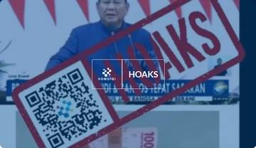 Hoaks, Presiden Prabowo Bagikan Bansos Rp7 Juta