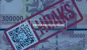 Hoaks, Pemerintah Keluarkan Uang Kertas Pecahan Rp300.000