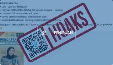 Hoaks, Tautan Rekrutmen CPNS Kementerian Imigrasi 2025