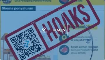 Hoaks, Bantuan Tunai Pedagang Kaki Lima dan Warung