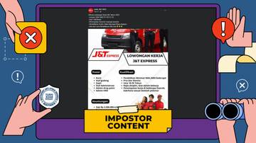 Hoaks, Tautan Pendaftaran Lowongan Kerja J&T Express