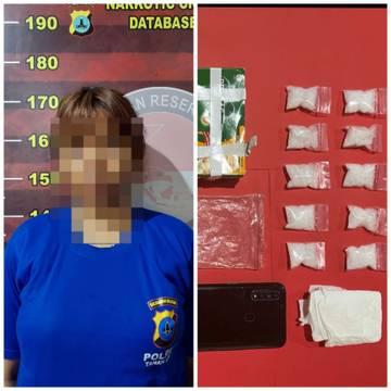 Satresnarkoba Polres Tanah Laut Ciduk Wanita Asal Banjarmasin 
