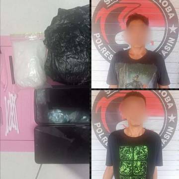 Mencurigakan, Dua Pengedar Sabu Tertangkap saat Polisi Patroli