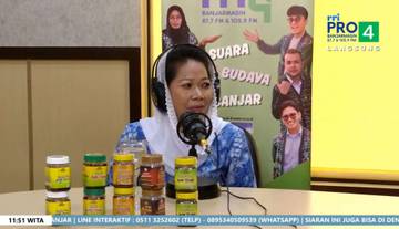 PRO 4 Banjarmasin Kupas Tuntas Usaha Mayang Food