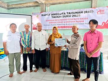 DKUMPP Banjar Apresiasi KDMP Batu Balian Gelar RAT