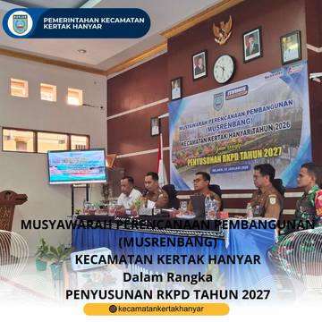 Musrenbang Kecamatan Selaraskan RKPD Kabupaten Banjar 2027