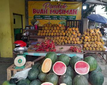 Buah Pempakin Mulai Bermunculan di kota Banjarmasin