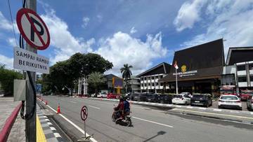 "Clear Area" Parkir di Balai Kota Banjarmasin
