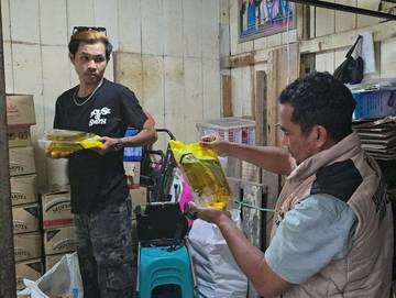 Satgas Pangan Cek Harga Minyakita di Pasar Kuripan