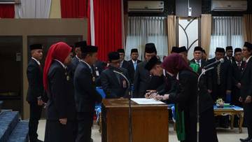 Ratusan Pejabat Pemko Banjarmasin Dirotasi