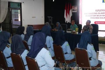 Kanwil Kemenkum Kalsel Terima Kunjungan Industri SMK Maestro