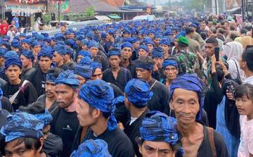 Ritual Seba, Ribuan Warga Baduy Tempuh 50 Km