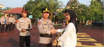 Dua Personel Polres Lebak Raih Penghargaan Polisi Terbaik