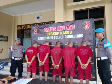 Komplotan Curanmor Dibekuk Polres Pandeglang