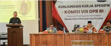 Komisi VIII DPR RI Tinjau Pelaksanaan Sekolah Rakyat di Lebak