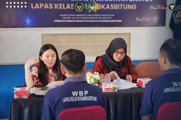 Lapas Rangkasbitung Jadi Lokasi Uji Petik Layanan Kesehatan WBP