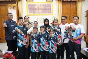Enam Pelajar Pandeglang Berlaga di Kejuaraan Karate Internasional