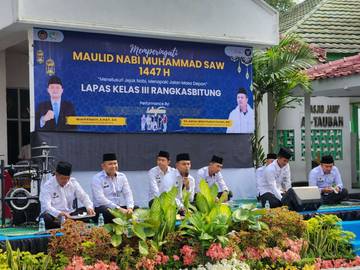 Peringatan Maulid Nabi di Lapas Rangkasbitung Hidmat