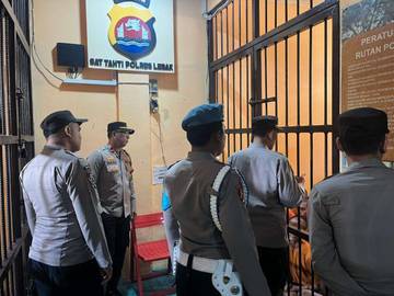 Polres Lebak Pastikan Keamanan Rutan Tetap Kondusif