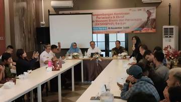 Dispar Banten Gelar Kemitraan Pariwisata Bersama Puluhan Wartawan
