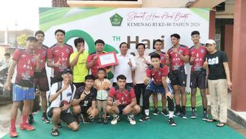 Alfath Sajira Juara Voli HAB Kemenag Lebak
